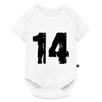 14 - Baby Premium short-sleeve bodysuit - white - Front