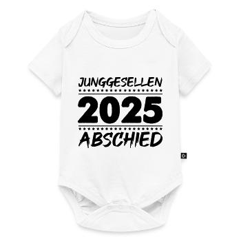 Enterrement de vie de garçon 2025 - Body à manches courtes Premium Bébé - blanc - Devant