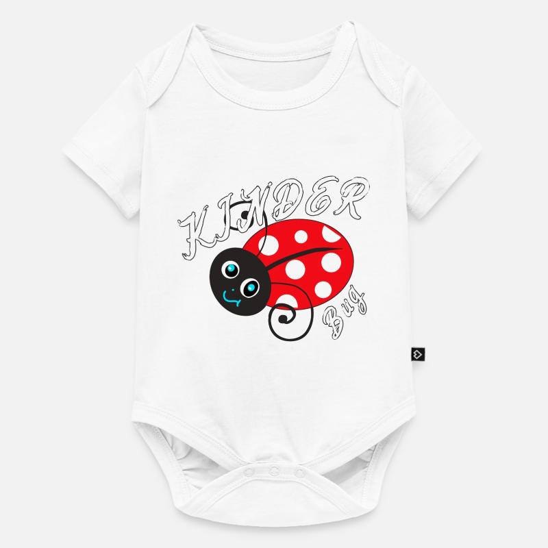 Enfants Bug Drôle Mignon Coccinelle Chambre d’enfant - Body à manches courtes Premium Bébé - blanc