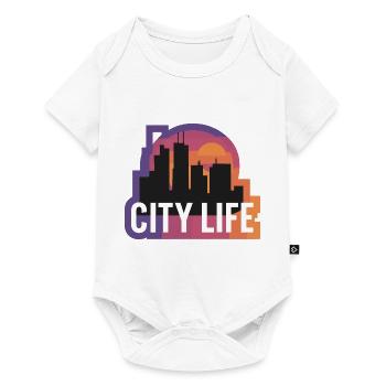 VIE URBAINE - Body à manches courtes Premium Bébé - blanc - Devant