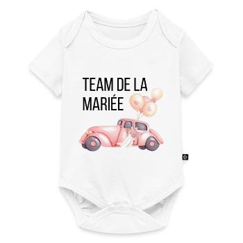 Bride's Team - Wedding Car - Baby Premium short-sleeve bodysuit - white - Front