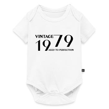 Vintage 1979 aged to perfection - Baby Premium short-sleeve bodysuit - white - Front