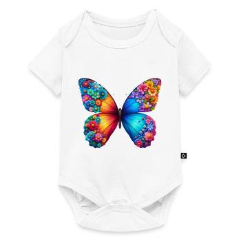 Colorful Butterfly Nature Inspired Summer Vibes - Baby Premium short-sleeve bodysuit - white - Front