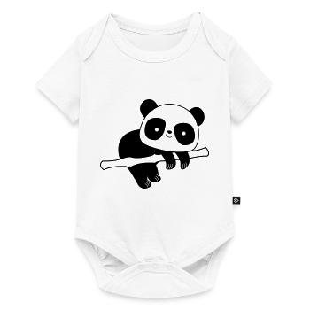 Panda - Body à manches courtes Premium Bébé - blanc - Devant