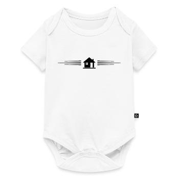 House icon property line - Baby Premium short-sleeve bodysuit - white - Front