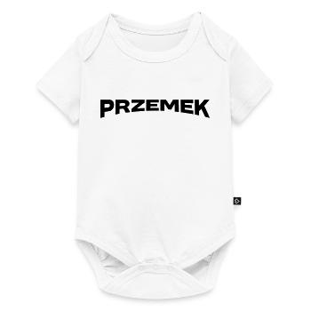 Don du nom de Przemek - Body à manches courtes Premium Bébé - blanc - Devant