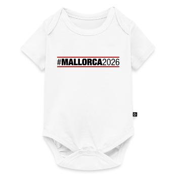 Majorque 2026 - Body à manches courtes Premium Bébé - blanc - Devant