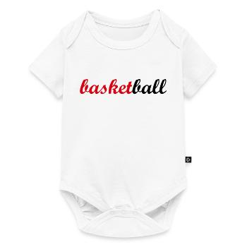 Life is basketball – urban sport, passion, energy - Baby Premium short-sleeve bodysuit - white - Front