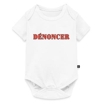 DENOUNCE - Baby Premium short-sleeve bodysuit - white - Front