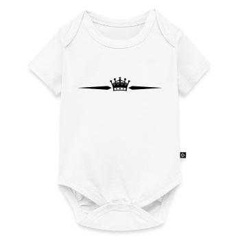 Majesté Héritière - Body à manches courtes Premium Bébé - blanc - Devant