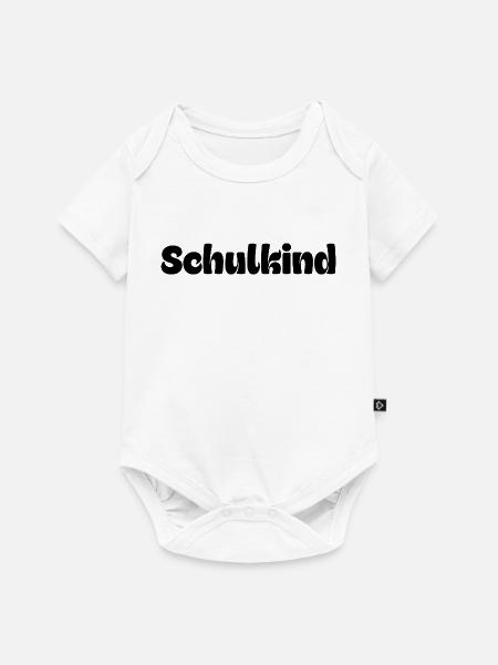 SCHULKIND 2026, EINSCHULUNG, ERSTKLÄSSLER GESCHENK - Baby Premium Kurzarmbody - Weiß