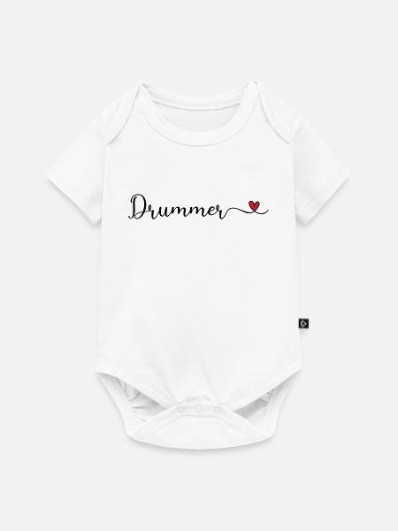 Schlagzeuger - Drummer - Baby Premium Kurzarmbody - Weiß