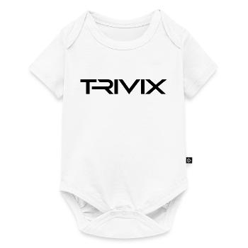 TRIVIX Offizielles Merchandise | Elektronische Musik - Baby Premium Kurzarmbody - Weiß - Vorne