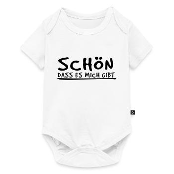 Schoen - Baby Premium Kurzarmbody - Weiß - Vorne