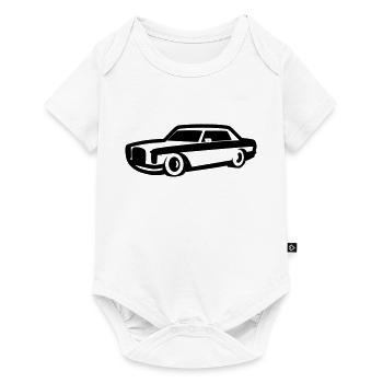/8 01 - Baby Premium Kurzarmbody - Weiß - Vorne