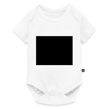 rechteck - Baby Premium Kurzarmbody - Weiß - Vorne