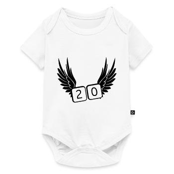 20 années - Body à manches courtes Premium Bébé - blanc - Devant