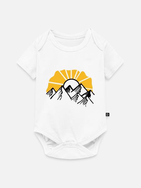 sonne - Baby Premium Kurzarmbody - Weiß