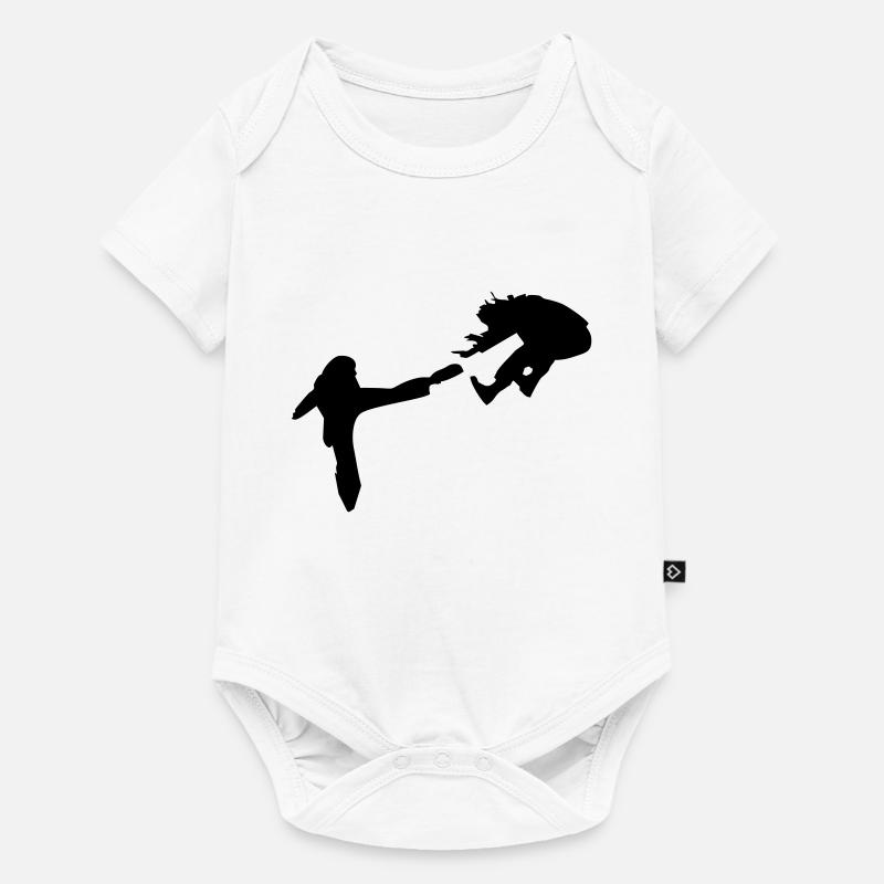 Kampf - Baby Premium Kurzarmbody - Weiß