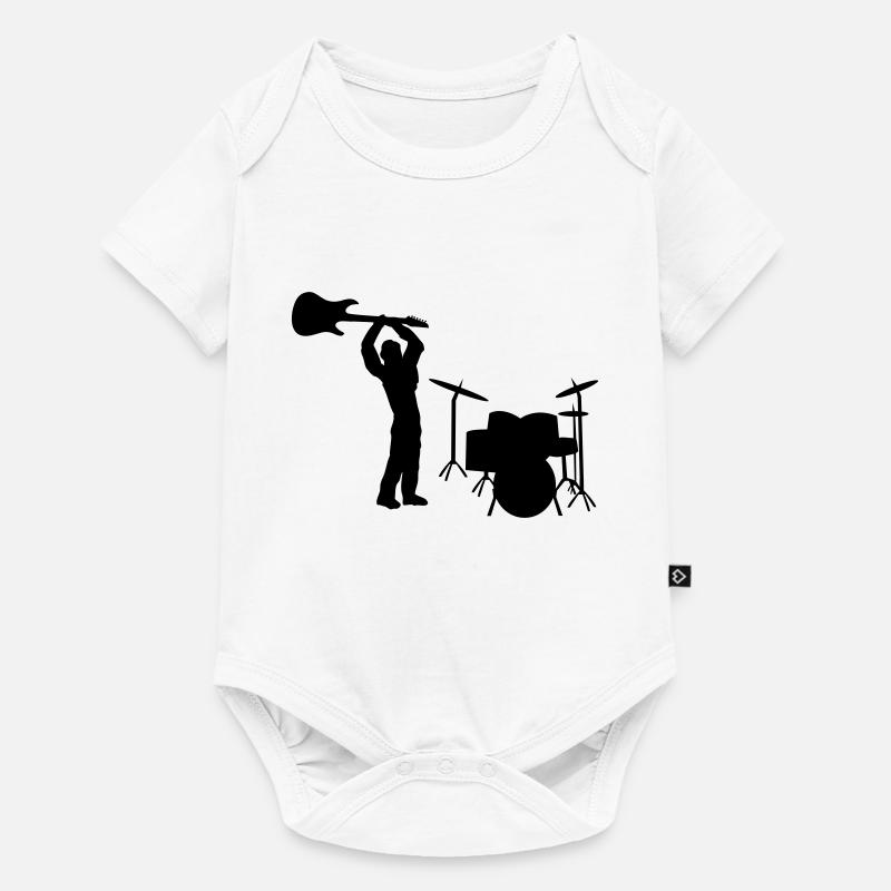 rocker - Body à manches courtes Premium Bébé - blanc