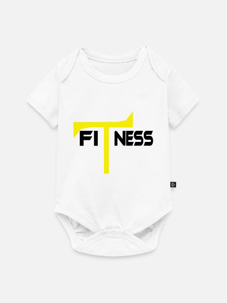 FiTness - Baby Premium Kurzarmbody - Weiß