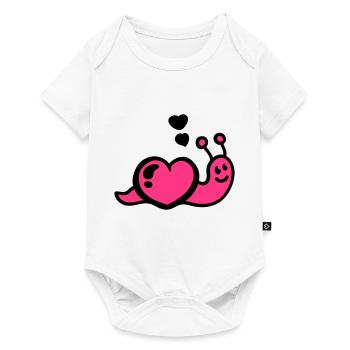 Ver du cœur - Body à manches courtes Premium Bébé - blanc - Devant