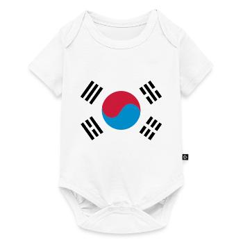 South Korea - Body à manches courtes Premium Bébé - blanc - Devant