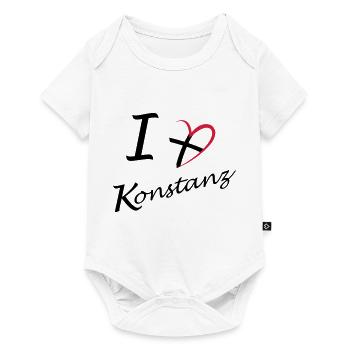Konstanz Liebe - Baby Premium Kurzarmbody - Weiß - Vorne