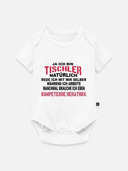 Tischler Beratung - Baby Premium Kurzarmbody - Weiß