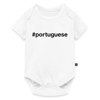 PORTUGAIS Hashtag Portugiesisch Portugal - Body à manches courtes Premium Bébé - blanc - Devant