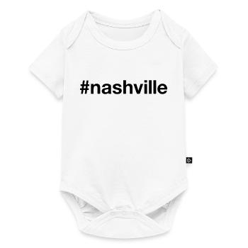NASHVILLE Hashtag Tennessee - Baby Premium short-sleeve bodysuit - white - Front