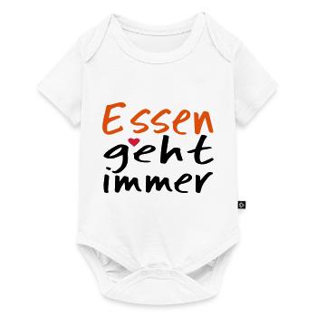 Essen geht immer! - Baby Premium Kurzarmbody - Weiß - Vorne