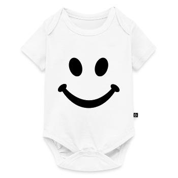 Smiley Sourire - Body à manches courtes Premium Bébé - blanc - Devant