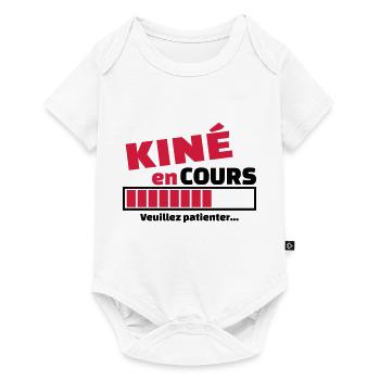 kiné en cours - Body à manches courtes Premium Bébé - blanc - Devant