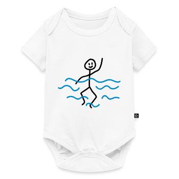 Float - Baby Premium short-sleeve bodysuit - white - Front