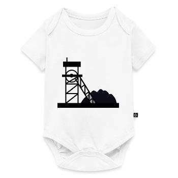 miner miner mine mine coal coal5 - Baby Premium short-sleeve bodysuit - white - Front