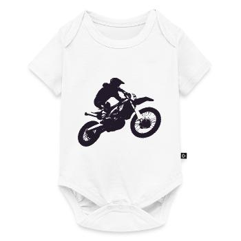 Motorcross - Baby Premium short-sleeve bodysuit - white - Front