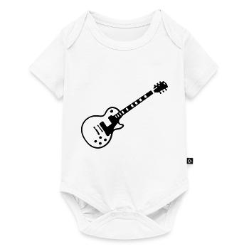 les paul guitar - Body à manches courtes Premium Bébé - blanc - Devant