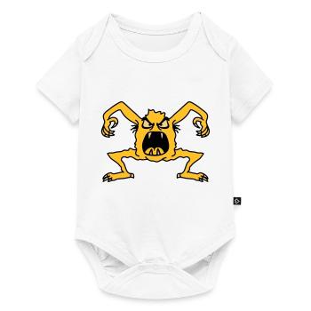 monster - Baby Premium short-sleeve bodysuit - white - Front
