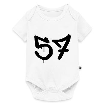 Graffiti: 57 - Body à manches courtes Premium Bébé - blanc - Devant