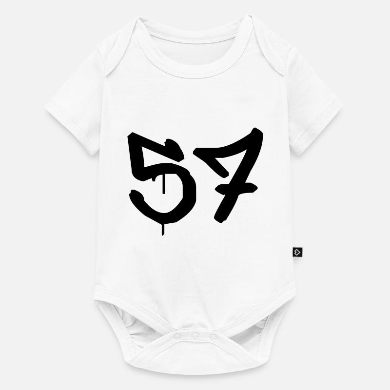 Graffiti : 57 - Baby Premium short-sleeve bodysuit - white