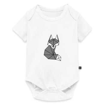 Fuchs - Baby Premium Kurzarmbody - Weiß - Vorne