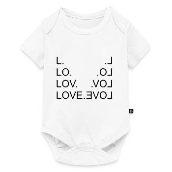 LOVE. - Body à manches courtes Premium Bébé - blanc - Devant