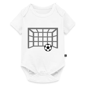football goal - Baby Premium short-sleeve bodysuit - white - Front