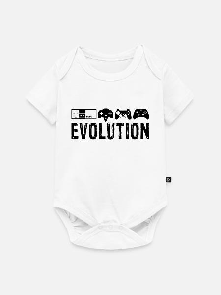 Gaming Evolution - Baby Premium Kurzarmbody - Weiß