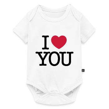 I Love You - Baby Premium short-sleeve bodysuit - white - Front