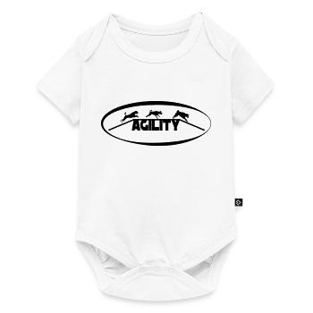 Agility - Baby Premium Kurzarmbody - Weiß - Vorne