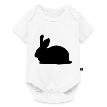 Rabbit Rabbit Bunny Rabbit Rodent rodents - Baby Premium short-sleeve bodysuit - white - Front