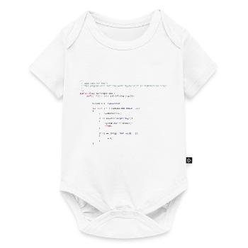 code Java drôle pour trier - Body à manches courtes Premium Bébé - blanc - Devant