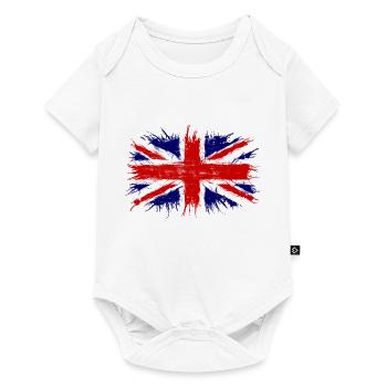 Großbritannien Flagge, Englandfahne, great britain - Baby Premium Kurzarmbody - Weiß - Vorne